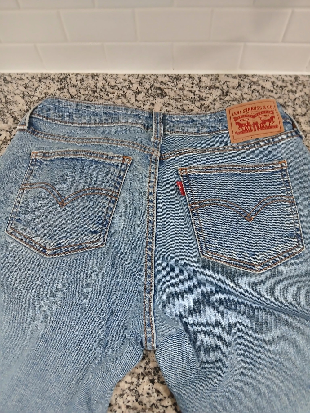 Levi Strauss Super Low Boot Jeans Womens - Picture 2 of 4